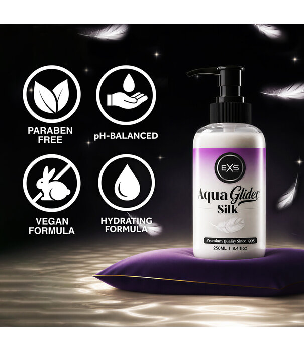 EXS EXS AquaGlider Silk - Waterbasis Glijmiddel - 250 ml