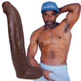 Brickzilla - Realistische ULTRASKYN Dildo - 13 / 33 cm - Chocolade