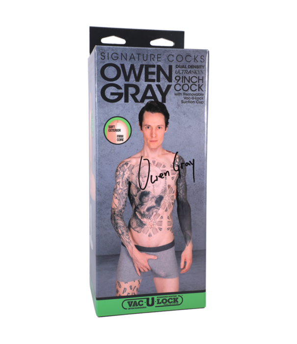 Doc Johnson Owen Gray - Realistic ULTRASKYN Dildo - 9 / 22 cm