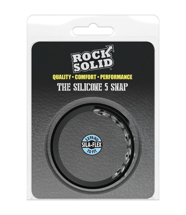 Doc Johnson De Silicone 5 Snap - Cockring