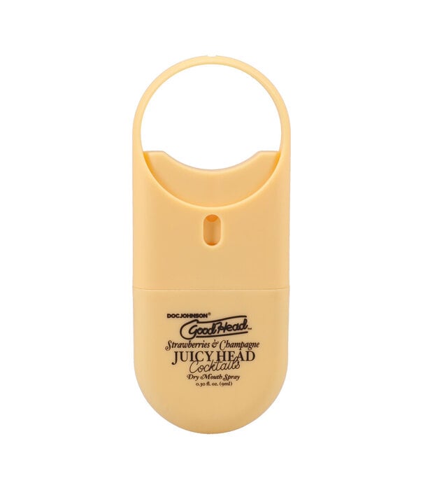 Doc Johnson Juicy Head - Cocktails - Droge Mond Spray To-Go - Aardbeien en Champagne - 0,3 fl oz / 9 ml