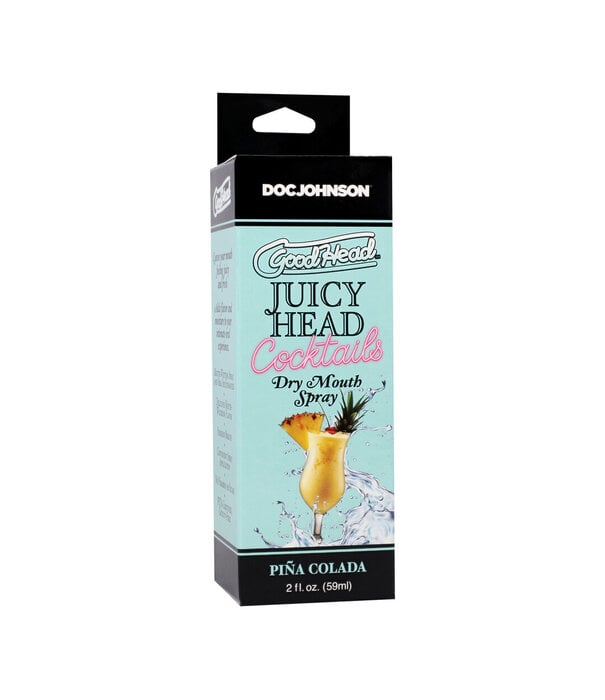 Doc Johnson Juicy Head - Cocktails - Dry Mouth Spray - Pina Colada - 2 fl oz / 59 ml