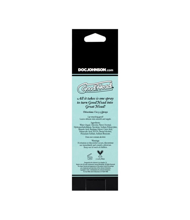 Doc Johnson Juicy Head - Cocktails - Dry Mouth Spray - Pina Colada - 2 fl oz / 59 ml