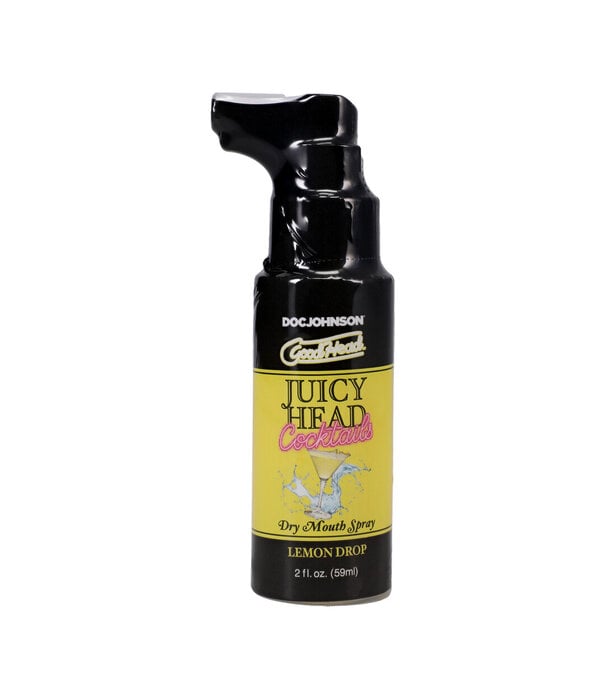 Doc Johnson Juicy Head - Cocktails - Dry Mouth Spray - Lemon Drop - 2 fl oz / 59 ml