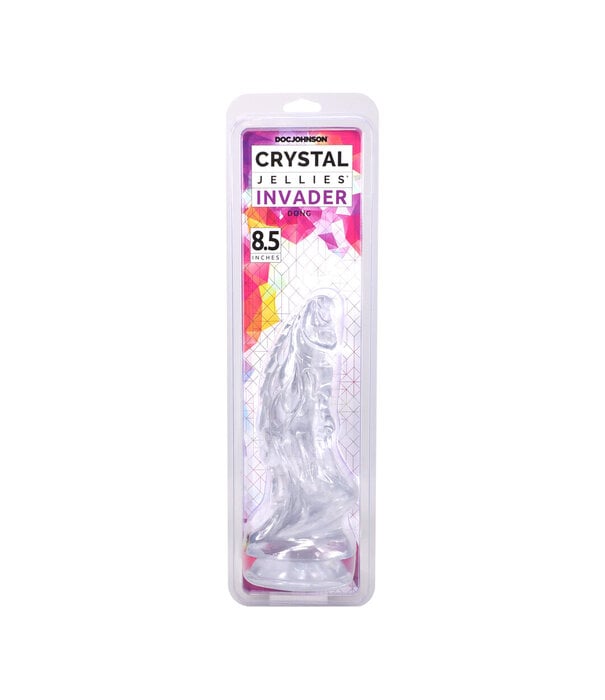 Doc Johnson Invader - Fantasy Dildo - 8.5 / 21,6 cm - Clear
