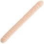 Geaderde Dubbele Kop - Dildo met Dubbele Einden - 18 / 45 cm