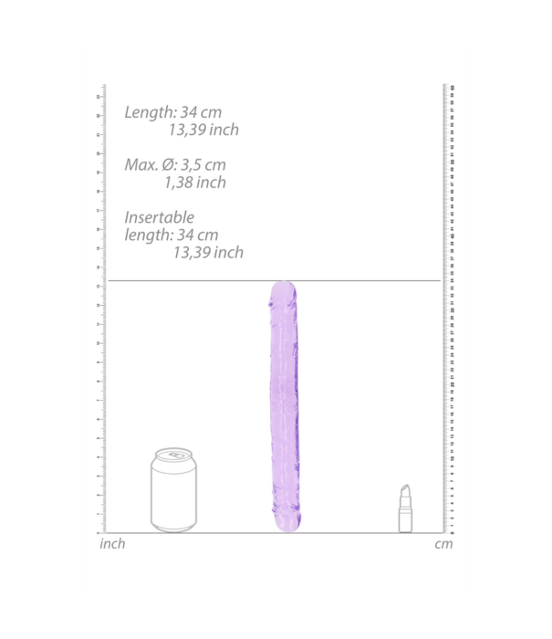 RealRock by Shots Realistische Double Dong - 13'' / 34 cm