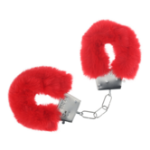 Classic Fluffy Handboeien - Rood