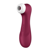 Pro 2 Generatie 3 - Double Air Pulse Vibrator - Liquid Air en Connect App - Wijnrood