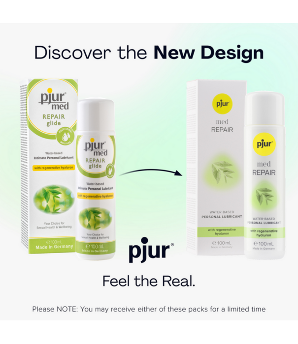 Pjur Med Repair - Waterbased Lubricant with Regenerative Hyaluron - 3.4 fl oz / 100 ml