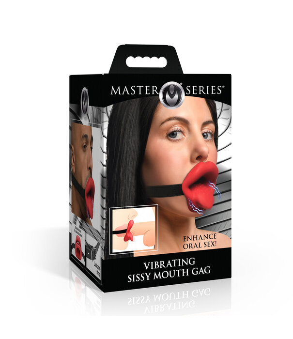 Sissy - Vibrerende Mondknevel - Rood