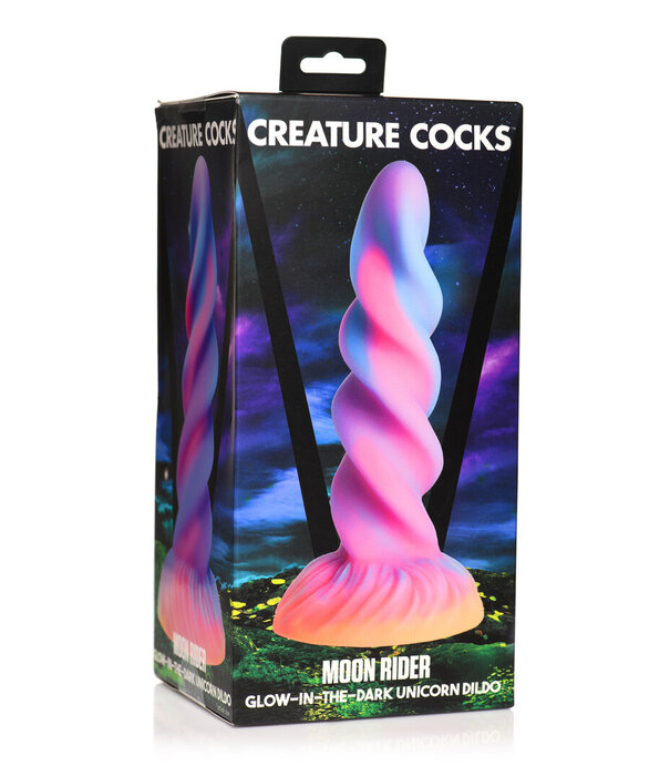 Moon Rider - Glow-in-the-Dark Eenhoorn Dildo