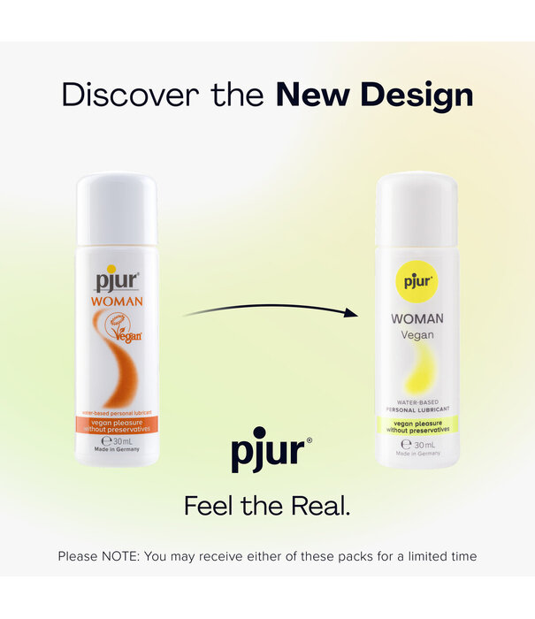 Pjur Woman Vegan - Waterbased Vegan Lubricant - 1 fl oz / 30 ml
