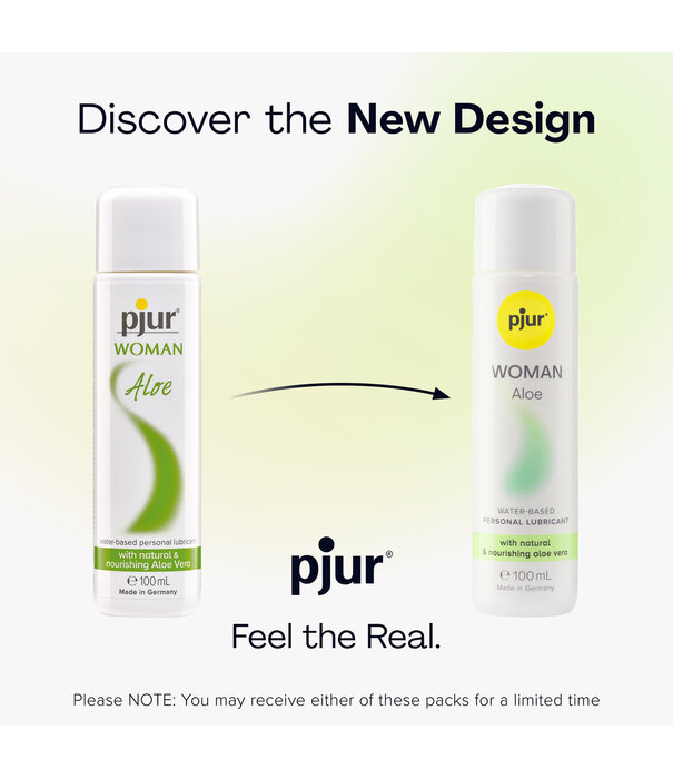 Pjur Woman Aloe - Waterbased Lubricant with Aloe Vera - 3.4 fl oz / 100 ml