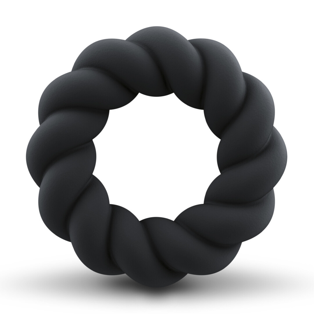 Rocks-Off Twist - Non-Vibrating Cockring - Zwart
