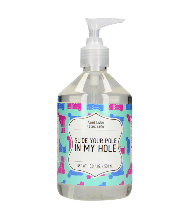 S-Line by Shots Slide Your Pole In My Hole - Waterbased Lubricant - 17 fl oz / 500 ml