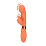 Siliconen Rabbit Vibrator met Geribbelde Clitorale Stimulator - Glazed Carrots
