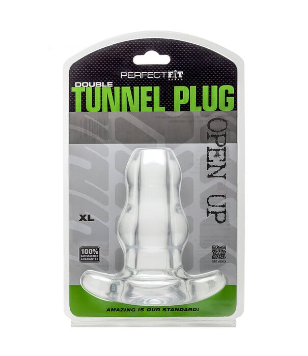 PerfectFitBrand Dubbele Tunnel Plug - Holle Butt Plug - XL