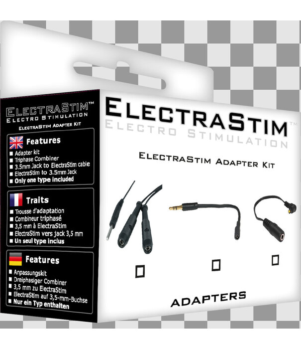 ElectraStim Adapter Kit - ElectraStim Standaard Adapter naar 3.5mm Jack