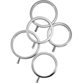 Set van massieve metalen cockringen
