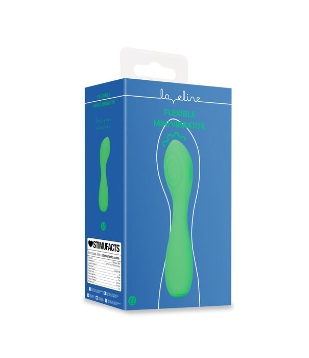 Loveline by Shots Mini Flexibele Vibrator - Groene Bliss