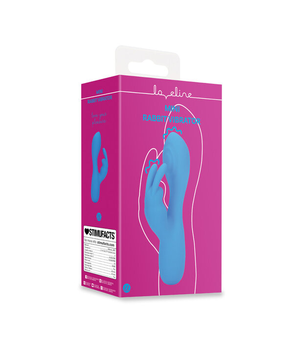 Loveline by Shots Mini Konijnen Vibrator - Azure Desire
