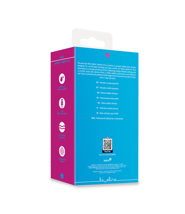 Loveline by Shots Mini Konijnen Vibrator - Azure Desire