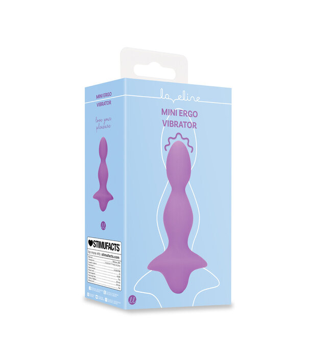 Loveline by Shots Mini Ergo Vibrator - Sweet Amethyst