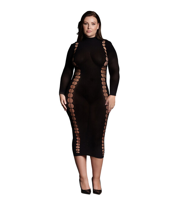 Le Désir by Shots Carme XI - Jurk met Col - Plus Size