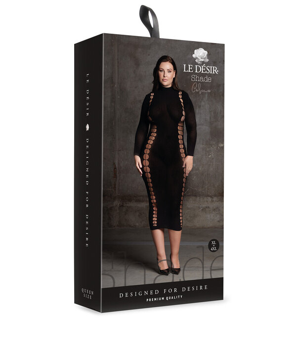 Le Désir by Shots Carme XI - Jurk met Col - Plus Size
