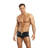 Ritsbroek met Rode Cockring - L/XL - Zwart