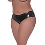 Low Rise Split Crotch Boy Short - 2X - Zwart