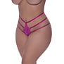 Strappy Panty - 2X - Framboos