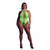 High-Cut Body - Plus Size - Neon Groen