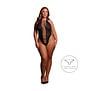 Jordan - Open Work Body - Queen Size - Black