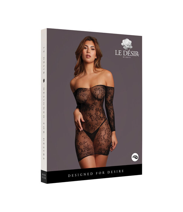 Le Désir by Shots Matilda - Lace Mini Dress - One Size - Black