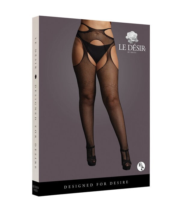Le Désir by Shots Suspenderspanty met strappy taille - Plus Size