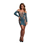 Langsleeve Net Mini Dress - One Size