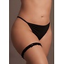 Noel - Elastische Kanten Garter met Gouden Details - Plus Size