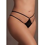 Ami - Tanga met Verstelbare Sliders en Gouden Details - Plus Size