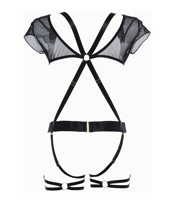 Allure St. Tropez Babe - Suspender - OS - Zwart