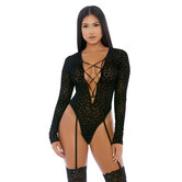 Feline - Verlangende Teddy met Lange Mouwen - XL