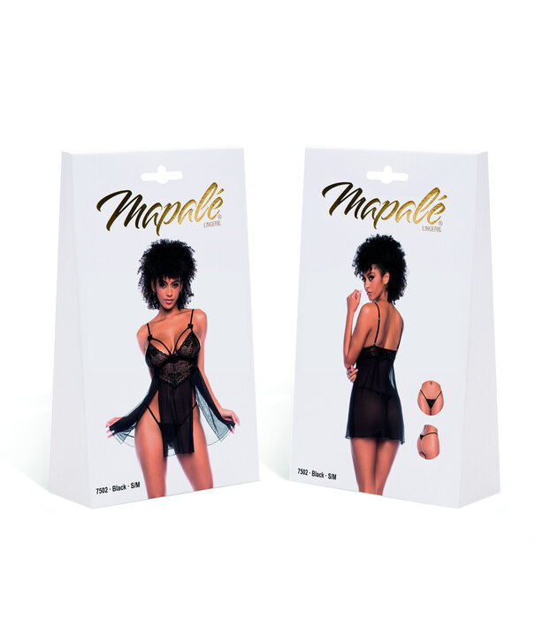 Mapalé Babydoll - L/XL - Zwart