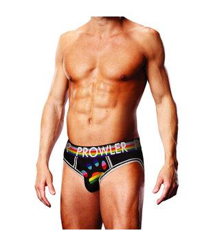Oversized Paw Open Brief - XL - Zwart