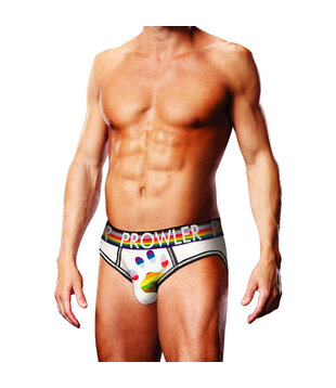 Oversized Paw Open Brief - L - Wit