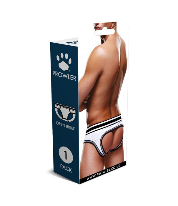 Prowler Open Brief - XS - Wit/Zwart