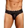 Micro Thong Pinch Back - S/M - Zwart