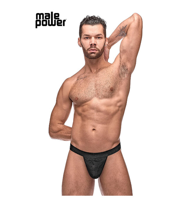 Male Power Micro G-String V - L/XL - Zwart