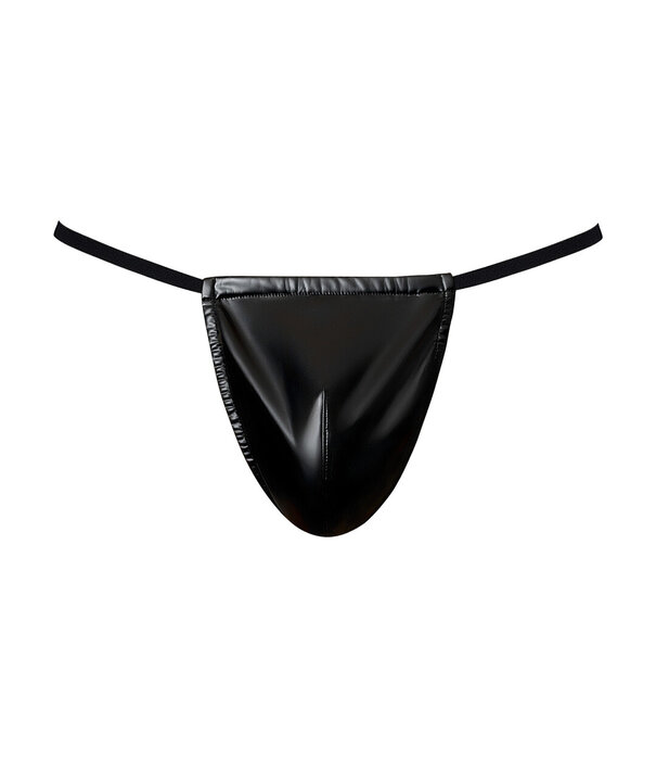 Male Power Wetlook G-String - One Size - Zwart