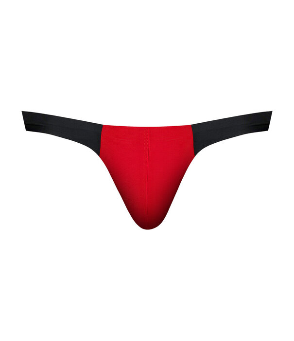 Male Power Bong Thong - S/M - Rood/Zwart